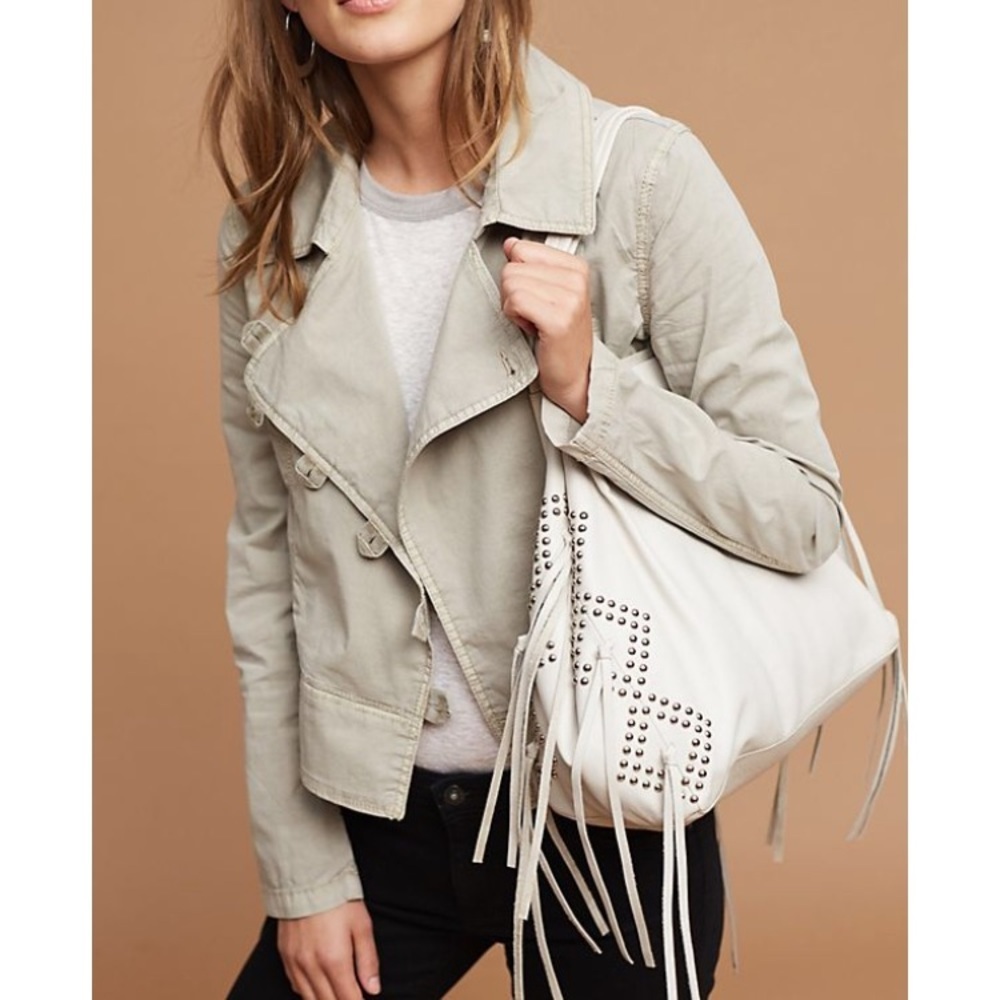 NWOT Anthropologie Utility MotoJacket by Marrakech